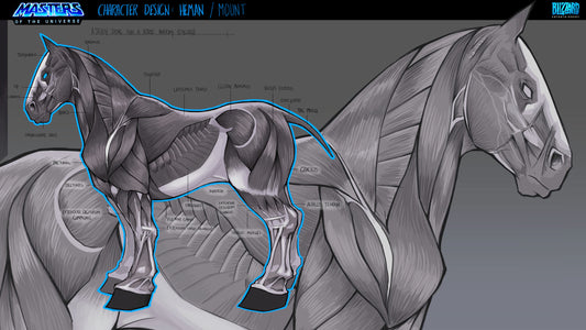 A horse concept art y Ahmed albastaki