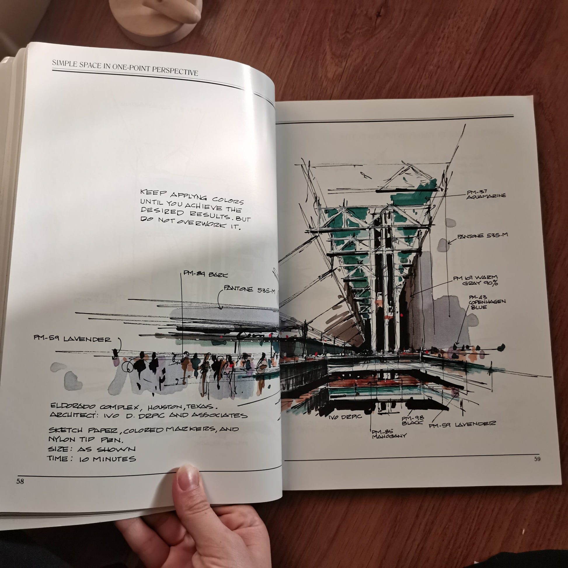 Sketching and Rendering Interior Spaces book Inside داخل كتاب رسم وتصوير المساحات الداخلية