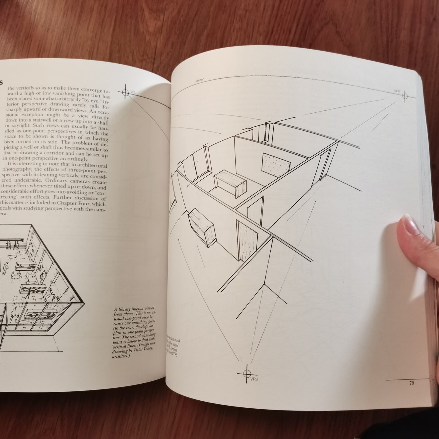 Perspective for Interior Designers book inside داخل كتاب المنظور للمصممين الداخلين